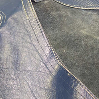Smooth Leather Full Chaps *gc, clean, older
