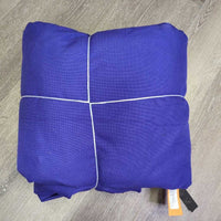 Closed Front Rain Sheet, Fleece Lined, Adj Shoulders, 2 Legs *xc/vgc, clean, hairy, older, wpf
