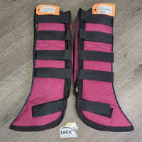 Tall Front & Hind Shipping Boots, Fleece Lined *vgc, clean & dirty Fleece, older
