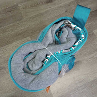 Fitted Full Fleece Cooler, "ABRA Final 2022", neck, 2 legs *xc, clean, pills, mnr clumpy, disccolor

