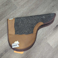 Fitted Wool Exercise Saddle Pad *vgc, clean, mnr lint, hair, dust, scruffs, v. mnr stains
