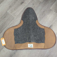 Fitted Wool Exercise Saddle Pad *vgc, clean, mnr lint, hair, dust, scruffs, v. mnr stains
