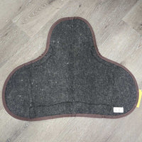 Fitted Wool Exercise Saddle Pad *vgc, clean, mnr lint, hair, dust, scruffs, v. mnr stains
