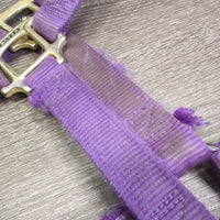 "original" Thick Nylon Halter *fair, v.dirty, stains, residue, dents, frayed edges
