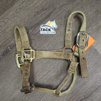 Thick Nylon Halter *fair, v.dirty, stains, discolored, faded, rubs, frays
