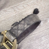 Thick Nylon Halter *fair, v.dirty, stains, residue, dents, v.frayed edges, bent grommets, faded
