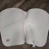 Quilt Jumper Pad *vgc, clean, cut tabs, mnr hair, pills, threads, creased, stains
