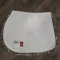 Quilt Jumper Saddle Pad *vgc, clean, mnr hair, stains, curled edges, threads, pills, puckers
