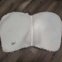 Quilt Jumper Saddle Pad *vgc, clean, mnr hair, stains, curled edges, threads, pills, puckers
