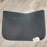 Quilt Baby Pad *gc/fair, clean, unstitched, puckers, holes, holey binding, faded, mnr pills, hair
