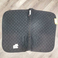 Quilt Baby Pad *gc/fair, clean, unstitched, puckers, holes, holey binding, faded, mnr pills, hair
