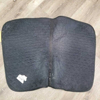 Quilt Baby Pad *gc/fair, clean, unstitched, puckers, holes, holey binding, faded, mnr pills, hair
