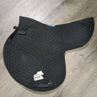 Quilt Fitted Hunter Saddle Pad, Wool Lined *vgc, clean, clumpy, mnr hair, older
