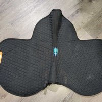 Quilt Fitted Hunter Saddle Pad, Wool Lined *vgc, clean, clumpy, mnr hair, older
