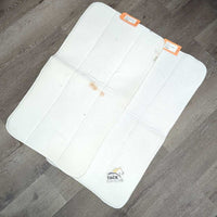 Pr Fleece No Bow Leg Quilts *vgc, stains, pills, mnr hair, threads
