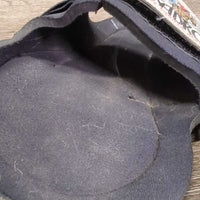 Tall Neoprene Hind Boots, velcro *gc, clean, scuffs, scrapes, older, scratches, marker, mnr dirt, faded, residue & hairy velcro
