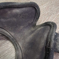 Hind Boots, velcro *gc, clean, faded, scratches, scuffs, hairy, curled velcro, pilly & rubbed edges, 1 squished
