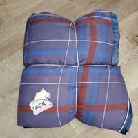 Med Winter Blanket, tail *gc, clean, v. wpf, missing tail flap, mnr rubs, residue, repairs, holes, snags, faded
