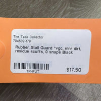 Rubber Stall Guard *vgc, mnr dirt, residue scuffs, 0 snaps
