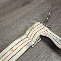Cotton Web Open Stall Guard *gc, stained, dingy, mnr dirt, rust, marker, threads
