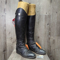 Field Boots, Zips, Full Wood Forms, Ariat Green Boot Bag *gc, dirty, sticky, gunky, creases, broken laces, unstitched & thin edges, v.puckered lining

