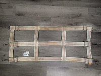 Cotton Web Open Stall Guard *gc, v.stained, dingy, dirt, rust, mnr cut, rust, marker, threads
