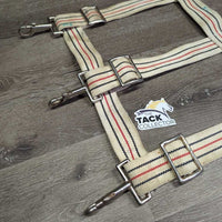 Cotton Web Open Stall Guard *gc, v.stained, dingy, dirt, rust, mnr cut, rust, marker, threads
