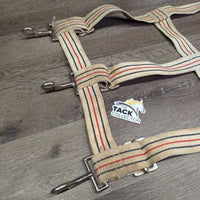 Cotton Web Open Stall Guard *gc, v.stained, dingy, dirt, rust, mnr cut, rust, marker, threads
