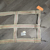 Cotton Web Open Stall Guard *gc, v.stained, dingy, dirt, rust, mnr cut, rust, marker, threads
