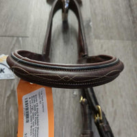 FS Rsd Padded Monocrown Bridle, Slide On Flash, Cotton Web Reins *vgc, clean, mnr scuffs, rubs & scratches, older?
