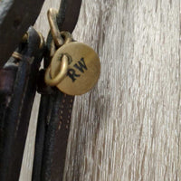 FS Rsd Padded Monocrown Bridle, Slide On Flash, Cotton Web Reins *vgc, clean, mnr scuffs, rubs & scratches, older?
