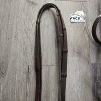 FS Rsd Padded Monocrown Bridle, Slide On Flash, Cotton Web Reins *vgc, clean, mnr scuffs, rubs & scratches, older?
