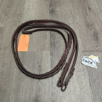 FS Rsd Soft Braided Reins *vgc, older, clean, mnr dirt, stains
