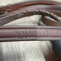 FS Rsd Soft Braided Reins *vgc, older, clean, mnr dirt, stains
