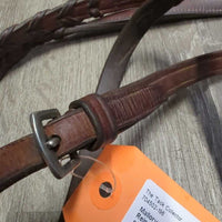 FS Rsd Soft Braided Reins *vgc, older, clean, mnr dirt, stains
