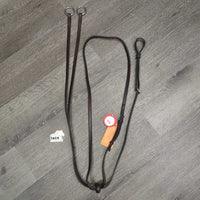 Sodt Narrow Leather Running Martingale, Stopper *vgc/gc, clean, mnr rubs, scratches, creases, xholes & curled edges
