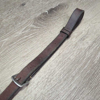 Sodt Narrow Leather Running Martingale, Stopper *vgc/gc, clean, mnr rubs, scratches, creases, xholes & curled edges
