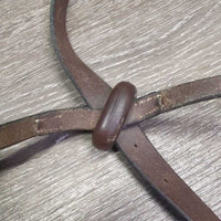 Sodt Narrow Leather Running Martingale, Stopper *vgc/gc, clean, mnr rubs, scratches, creases, xholes & curled edges
