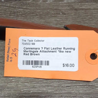 Flat Leather Running Martingale Attachment *like new

