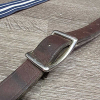 Leather & Ellastic Breastplate, Running Martingale Attachement, snaps *gc/xc, clean, dirty, stiff, residue, hair, faded, stains
