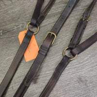 Rsd Breastplate, straps *vgc/gc, older, clean, mnr undone stitching, cuts, creased, stains, dents, rubs, residue
