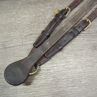 Rsd Breastplate, straps *vgc/gc, older, clean, mnr undone stitching, cuts, creased, stains, dents, rubs, residue
