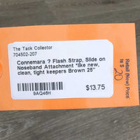 Flash Strap, Slide on Noseband Attachment *like new, clean, tight keepers
