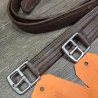 Thick Stiff Nylon Lined Stirrup Leathers *xc/like new, clean, v.mnr rubs, creases & dents
