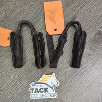 Pr Rolled Leather Bit Convertors *gc, clean, creases, mnr residue, rubs
