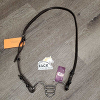 W Tongue Depressor, Fine Leather Hanger, tag *like new/xc, mnr stain, cracks, tight keeper

