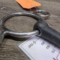 "Eco Pure" Thin Light French Link 2 Ring Gag Bit, flat center Bit *vgc, clean, mnr residue
