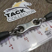 "Eco Pure" Thin Light French Link 2 Ring Gag Bit, flat center Bit *vgc, clean, mnr residue
