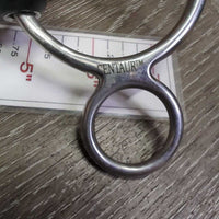 "Eco Pure" Thin Light French Link 2 Ring Gag Bit, flat center Bit *vgc, clean, mnr residue
