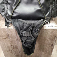 "Icon" Groom Backpack *vgc, clean, scuffs, rubs, torn seams & mesh, mnr hair, rubs, threads, peeled lthr
